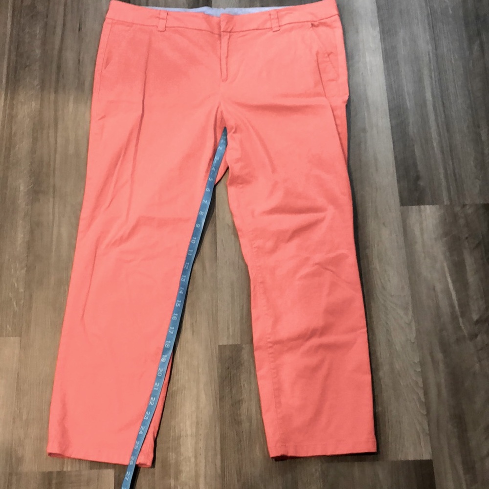 Salmon straight leg pants